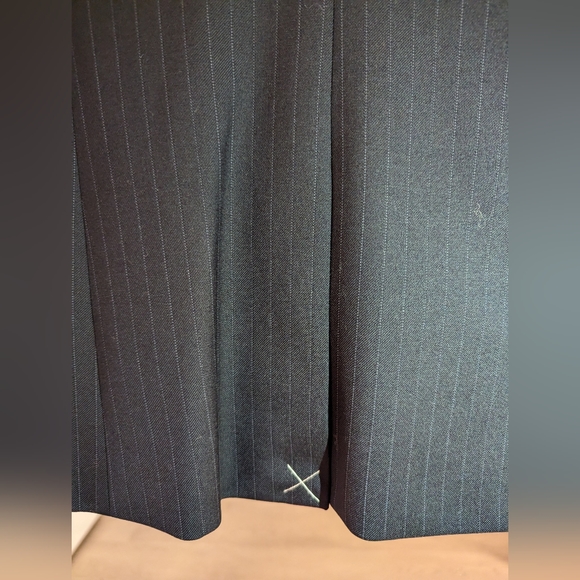 J Crew 1035 Single Button Blazer Jacket Super 120s 100% Merino Wool Pinstripe 0P - Picture 11 of 12